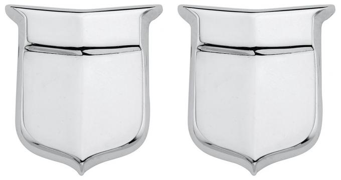 RestoParts Emblem, Fender, 1959 Cadillac, Crest, Pair CE08494-PR