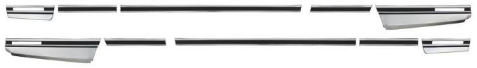 RestoParts Moldings, Body Side, 1970-72 Monte Carlo, Lower MCM7072
