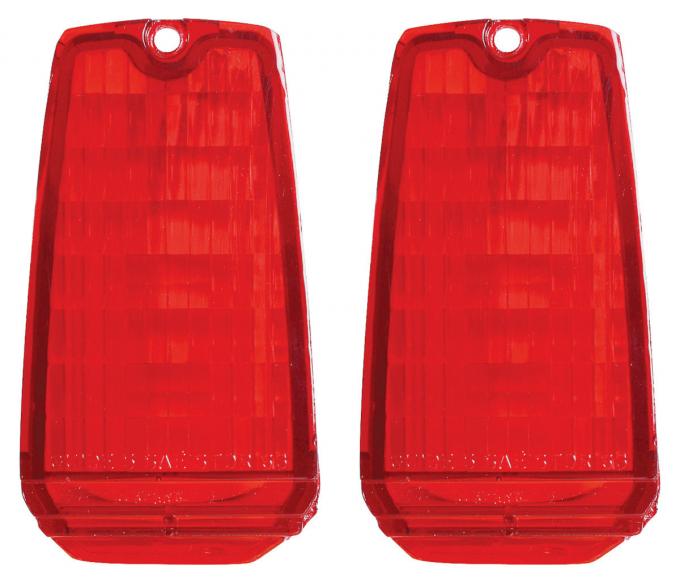 RestoParts Lens, Tail Lamp, 1963 Cadillac, Bumper, Pair CE11223-PR