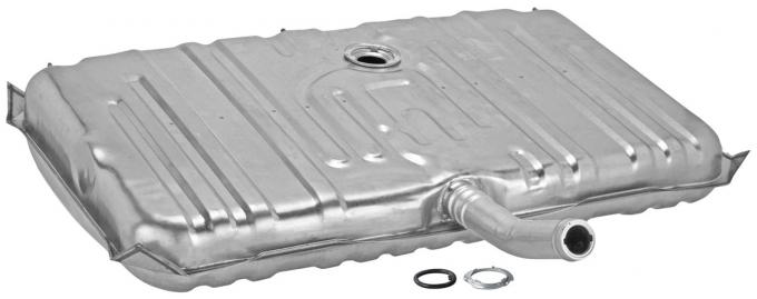 RestoParts Fuel Tank, 20-Gallon, 1970-72 ChevelleMonte, w/ EEC, w/3 Vents, w/Neck, Galvanized Steel CH28908GV