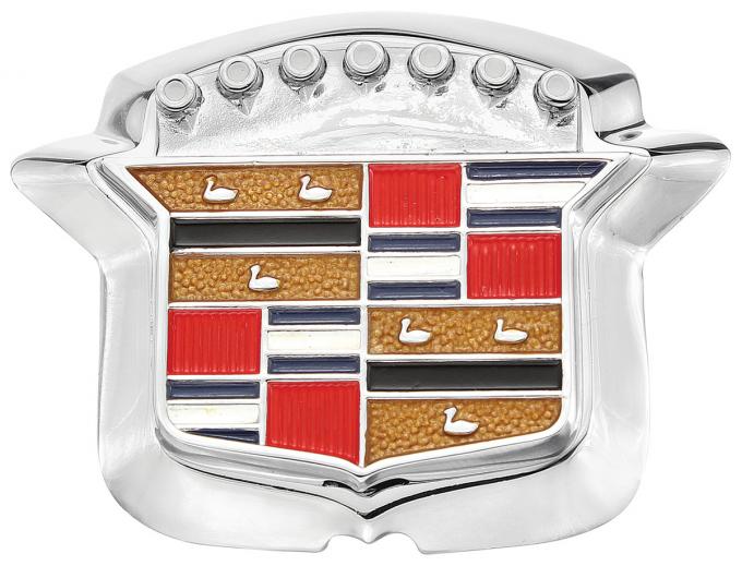 RestoParts Emblem, Trunk Lock Crest, 1969 Cadillac, Assembly CE08682