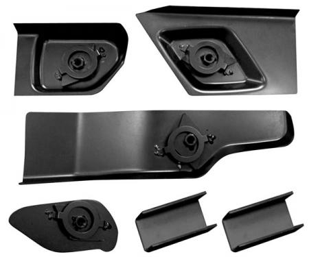 RestoParts Repair Plates, Body Mount, 1978-88 Monte Carlo, Rear L241345