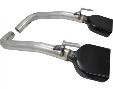 Corvette Muffler Eliminator Pipes, with LT1 Tips, 1984-1990