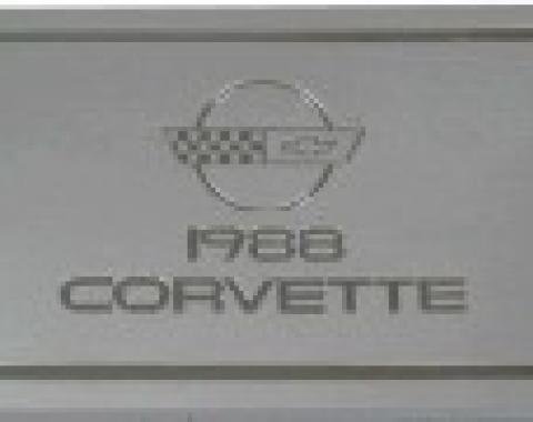Corvette Owners Manual, 1988
