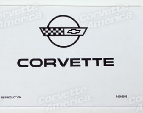 Corvette Owners Manual, 1984