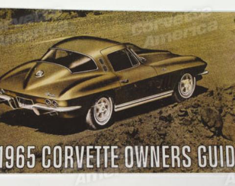 Corvette Owners Manual, 1965