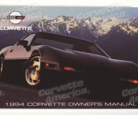 Corvette Owners Manual, 1994