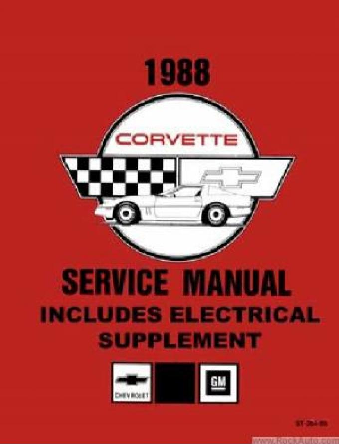 Corvette Service Manual, 1988