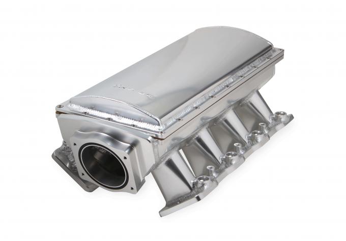 Holly Sniper EFI Fabricated Race Series Intake Manifold, GM LS3/L92, 90mm, Silver 838231
