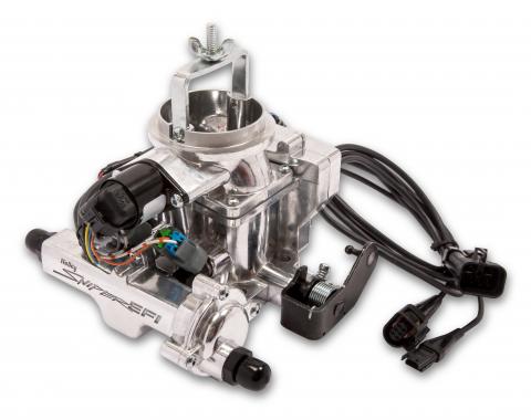 Holly Sniper EFI Holley BBD Master Kit for Jeep CJ, Shiny 550-858K