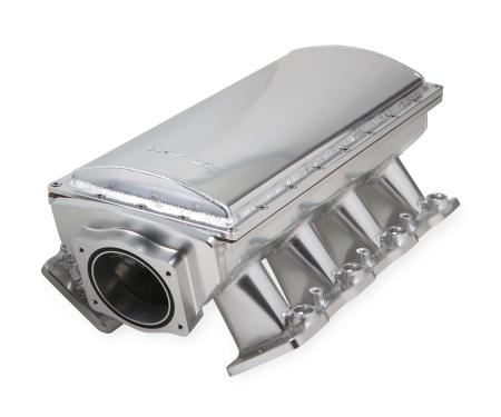 Holly Sniper EFI Fabricated Race Series Intake Manifold, GM LS3/L92, 90mm, Silver 838231