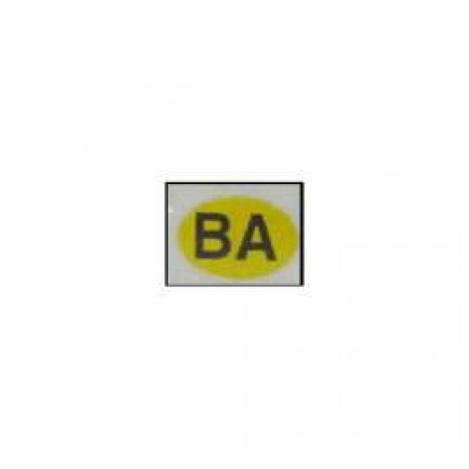 El Camino Engine Compartment Decals Power Steering Box Ba, 1970