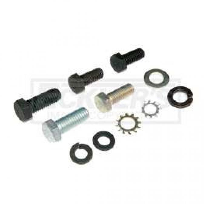 El Camino Air Conditioning Compressor Brace Fasteners, Upper Front Small Block, 1969-1971