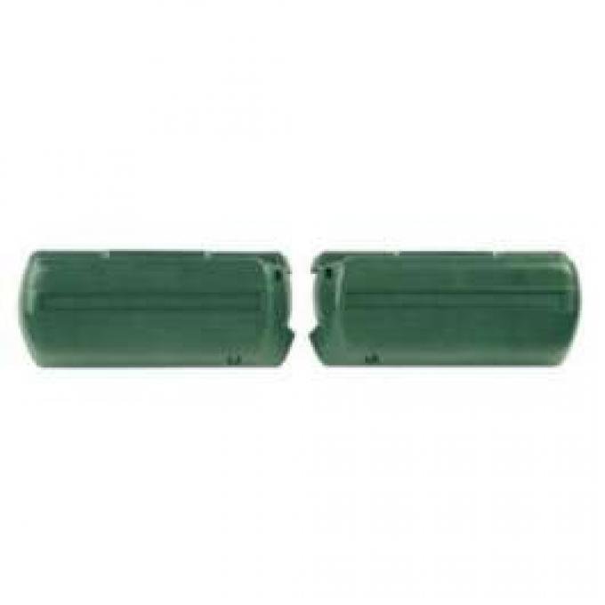 El Camino Arm Rest Bases, Dark Green, 1968-1972