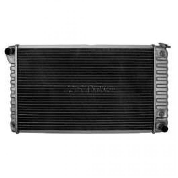 El Camino Radiator, Small Block, 3-Row, Heavy -Duty, For Cars With Manual Transmission & Air Conditioning, U.S. Radiator, 1968-1971