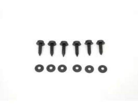 El Camino Heater Control Cable Retainers, With AC, 1968-1969