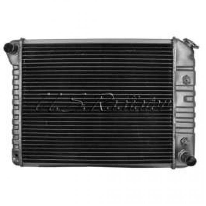 El Camino Radiator, 250/454ci, 3-Row, Heavy-Duty, For Cars With Manual Transmission & Without Air Conditioning, U.S. Radiator, 1972-1977