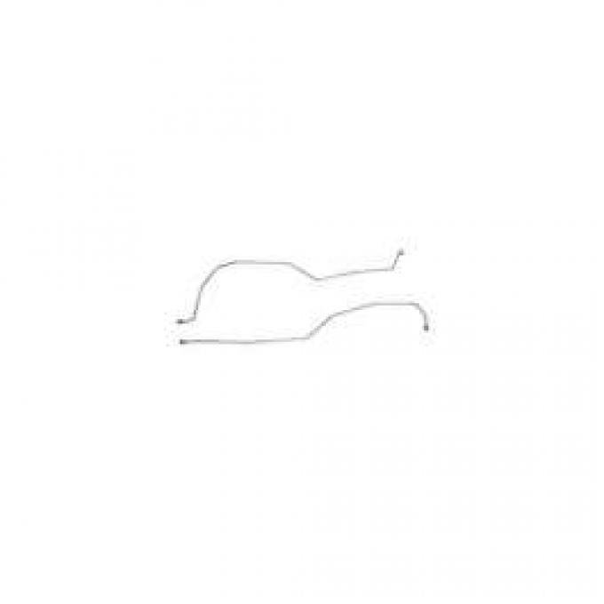 El Camino Transmission Lines, V8 With Cast Iron Powerglide, OE Steel, 1959-1960