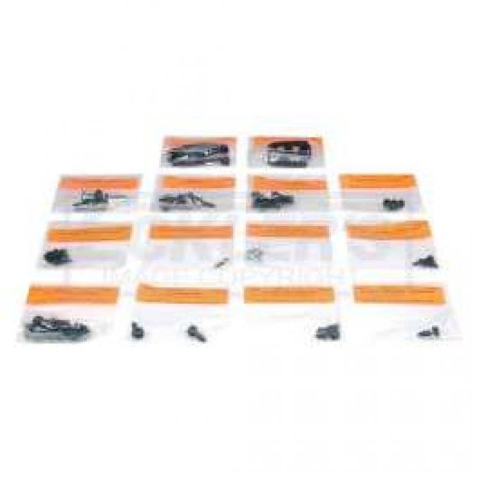 El Camino Heater & Air Conditioning Fastener Kit, Small Block With Smog, Forward Of Firewall, 1968