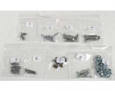 El Camino Exterior Screw Kits 68 Screws, 1964-1965