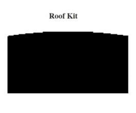 El Camino Insulation, QuietRide, AcoustiShield, Roof Kit, 1964-1967