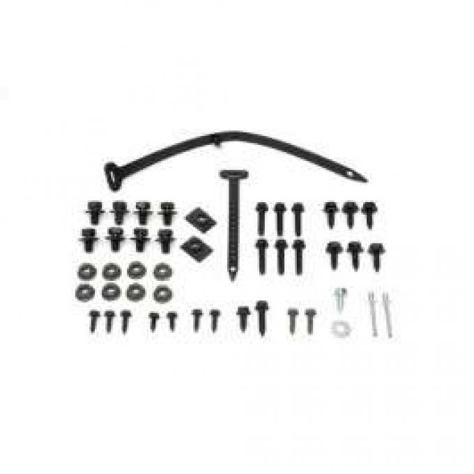 El Camino Heater & Air Conditioning Fastener Kit, Big Block Forward Of Firewall, 1971