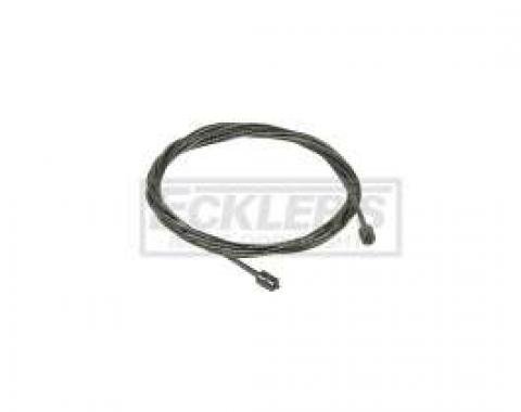 El Camino Parking Brake Cable, Intermediate, With TH350 Or Manual Transmissions, Stainless Steel, 1964-1967