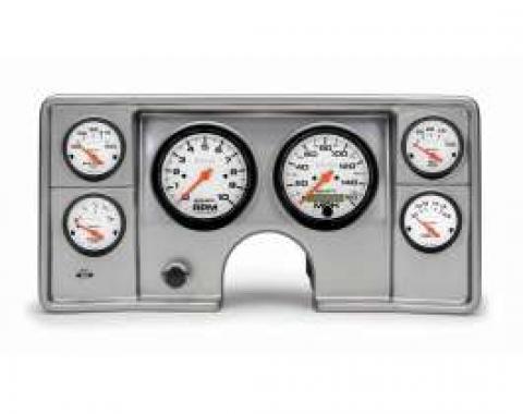 El Camino Instrument Cluster Panel, Aluminum Finish, With Phantom Gauges, 1978-1981