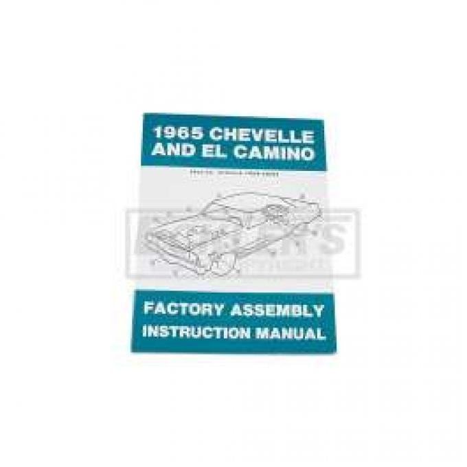 El Camino Factory Assembly Manual, 1965