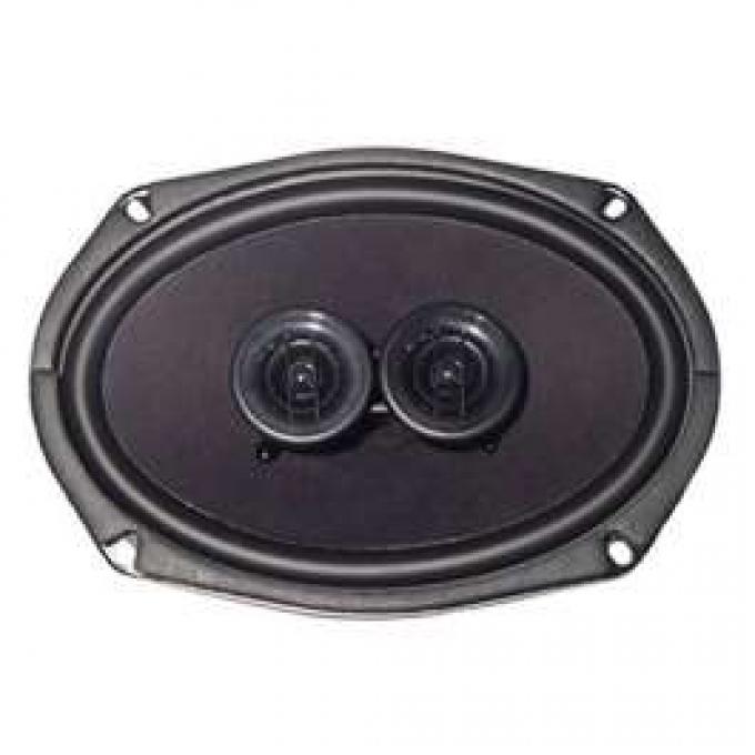 El Camino Speakers Dual Voice Coil Front Speakers, Screw In, 1959-1960