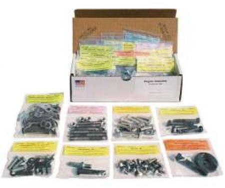 El Camino Small Block Engine Bolt Kit 283,327,350, Without Air Conditioning, 1966-1968