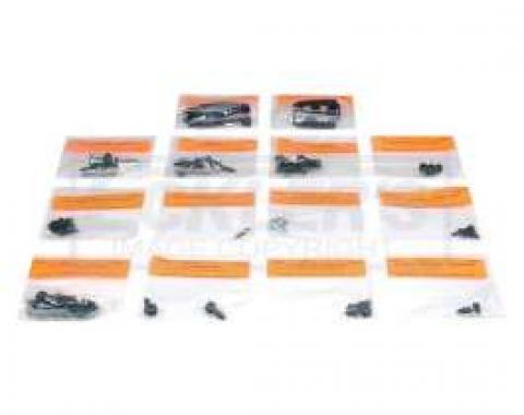 El Camino Heater & Air Conditioning Fastener Kit, Small Block With Smog, Forward Of Firewall, 1968