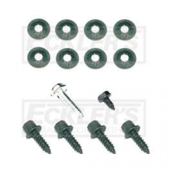 El Camino Heater Control Cables Retainers, With AC, 1964-1965