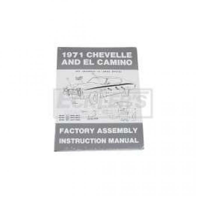 El Camino Factory Assembly Manual, 1971