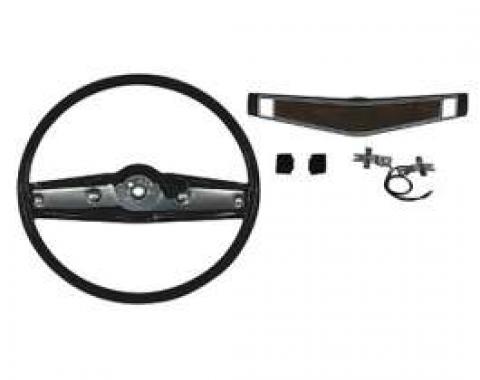 El Camino Steering Wheels Complete Kit, 2 Spoke, Cherrywood, 1969-1970