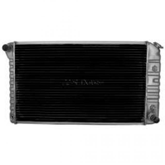 El Camino Radiator, 350/454ci, 4-Row, For Cars With Automatic Transmission & Air Conditioning, Desert Cooler, U.S. Radiator, 1973-1977