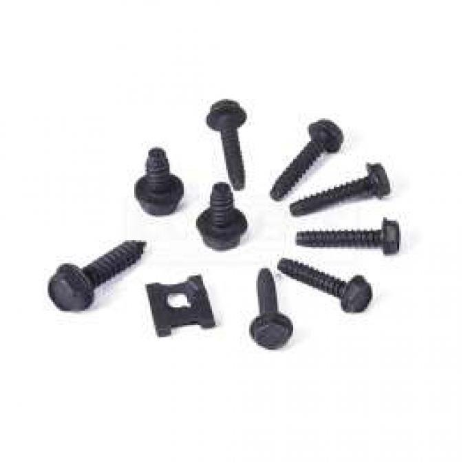 El Camino Air Conditioning Duct Housing Fasteners, On Kick Panel, 1964-1967