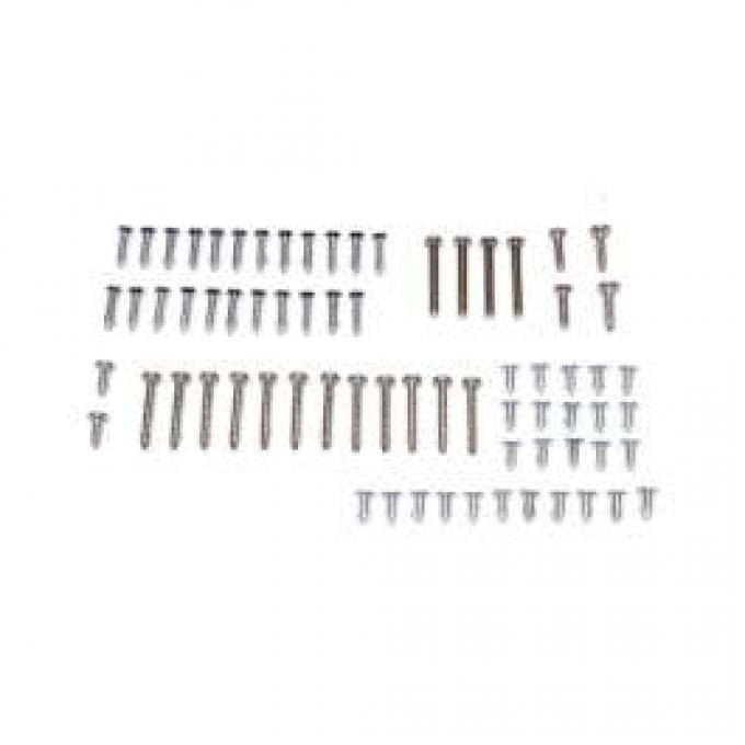 El Camino Exterior Screw Kits Laguna With Wheel Well, 72 Pieces, 1973-1977