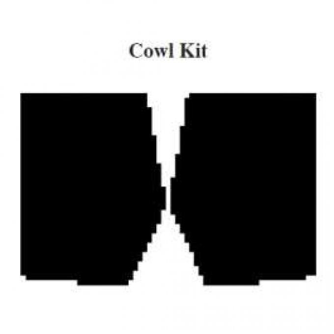 El Camino Acoustic Insulation Kits Cowl Kit, 1973-1977