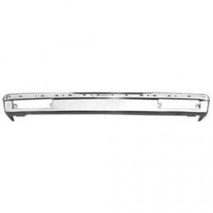 El Camino Rear Bumper, With Holes, For Impact Strip, 1978-1987