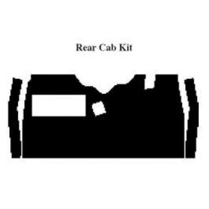 El Camino Acoustic Insulation Kits Rear Cab Wall Kit, 1973-1977