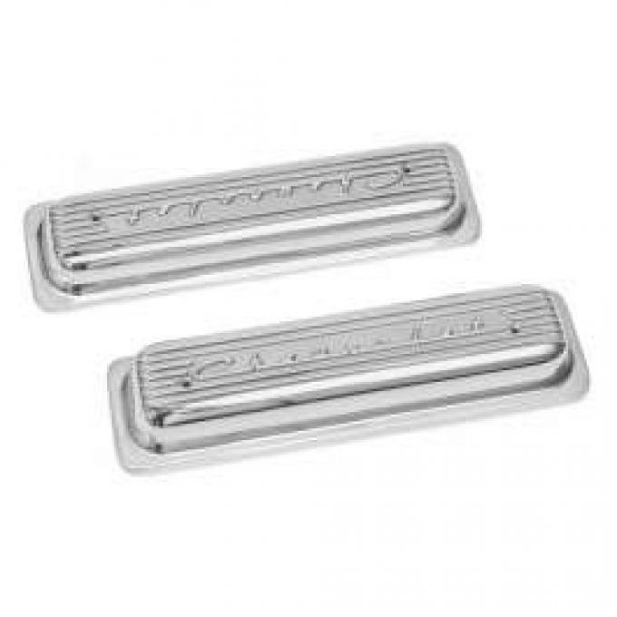 El Camino Valve Covers, Classic-Style, Aluminum, Polished, 1959-1987