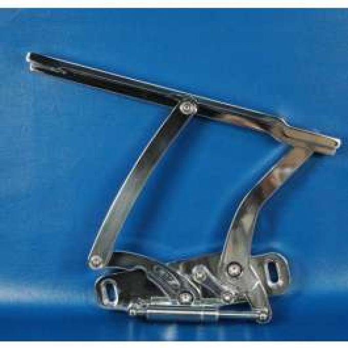 El Camino Billet Aluminum Hood Hinges, Polished Finish, 1969-1972