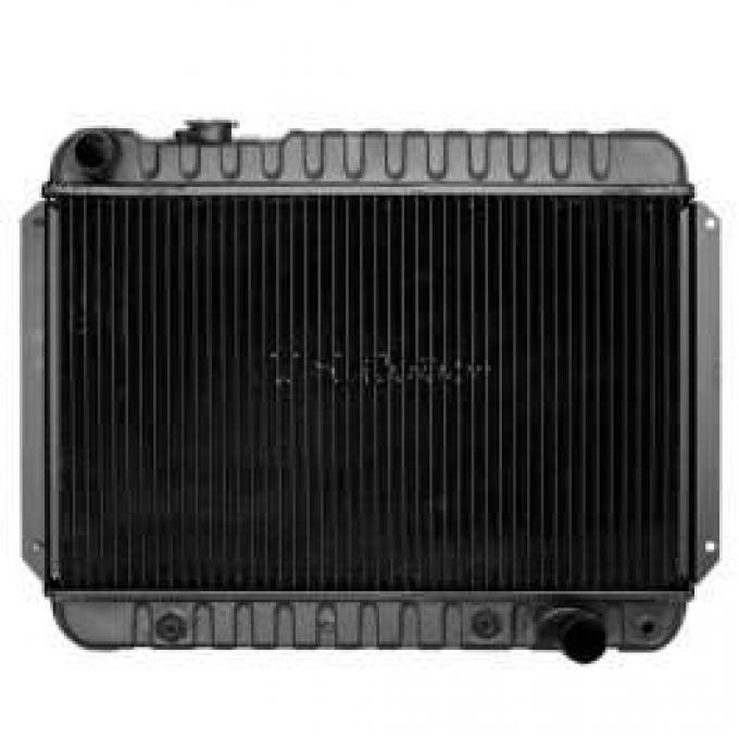 El Camino Radiator, Small Block With Air Conditioning, Big Block Without Air Conditioning, 3-Row, Heavy-Duty, For Cars With Automatic Transmission, U.S. Radiator, 1966-1967