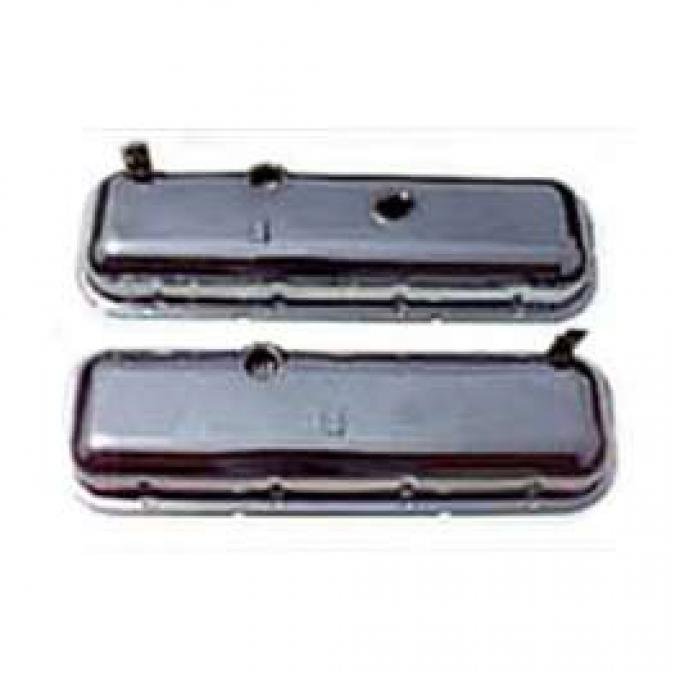 El Camino Valve Cover, Big Block With Drippers, Chrome, 1965-1975