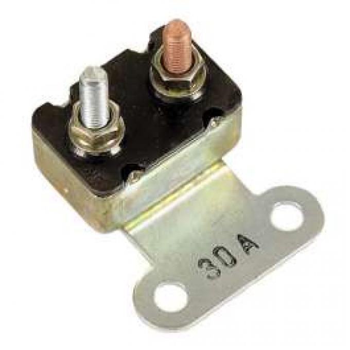 El Camino Power Window Circuit Breaker, 30 Amp, 1964-1971