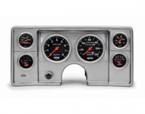 El Camino Instrument Cluster Panel, Aluminum Finish, With Sport Comp Gauges, 1978-1981