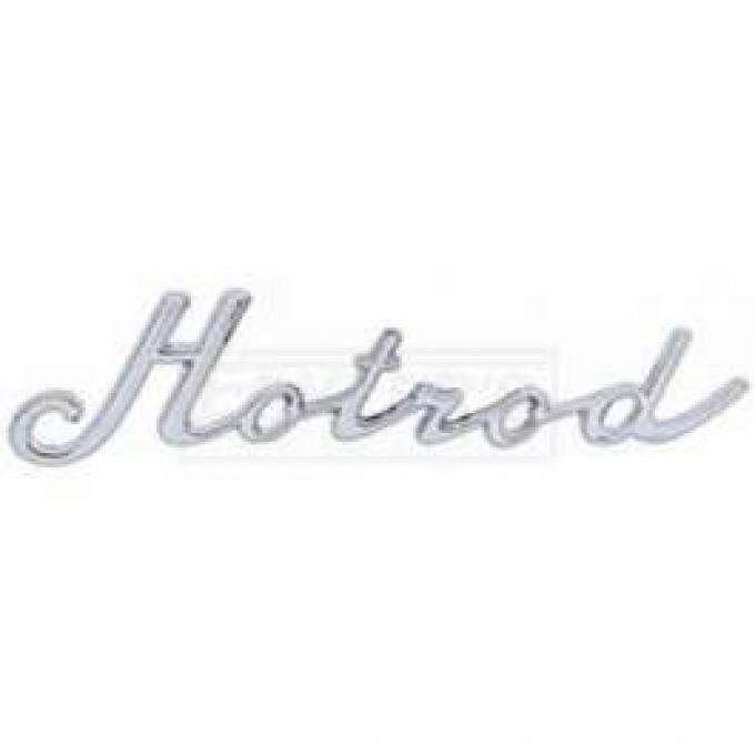 El Camino Hotrod Script Emblem, Chrome, 1959-1987