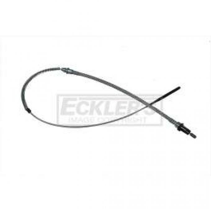 El Camino Parking Brake Cable, Front With TH350 Or Manual Transmission, OE Steel, 1964-1967