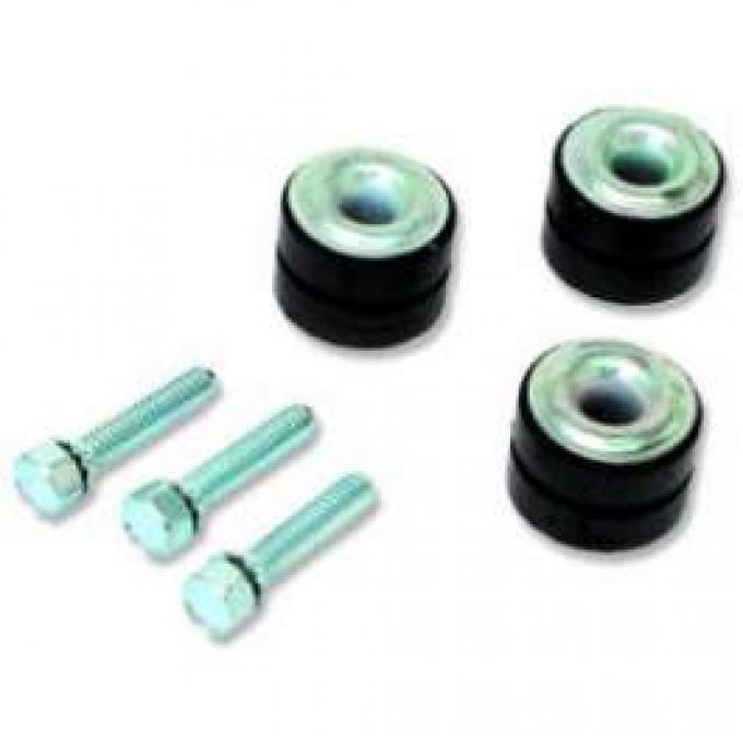 El Camino Wiper System Related Bolts Wiper Motor & Insulators Grommets, 8 Pieces, 1964-1966